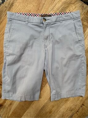 Ben Sherman Light Gray Men’s Flat Front Shorts